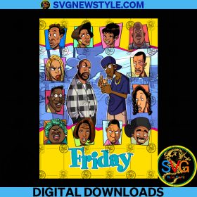 Friday Movie Funny Spoof Png, Instant Download, Sublimation Design