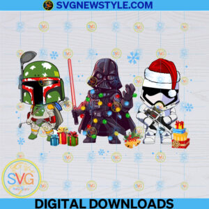 Star Wars Friends Christmas Png, Instant Download, Sublimation Download