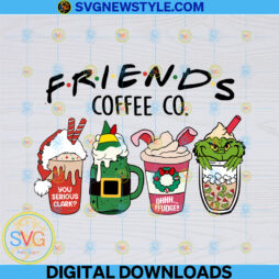 Friends Coffee Co Christmas Png