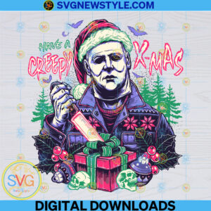 Have A Creepy Xmas Png, Designs Downloads, Shirt Design, Sublimation Download