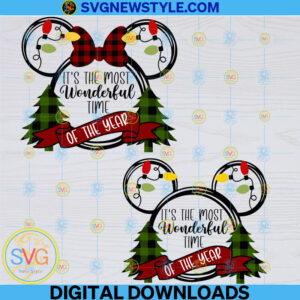 It's The Most Wonderful Time Bundle Svg, Png, Dxf, Eps, Instant Download, Svg Files For Cricut