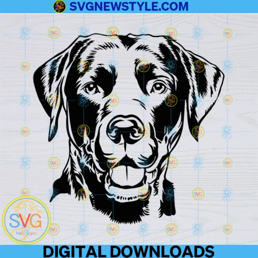 Black labrador svg