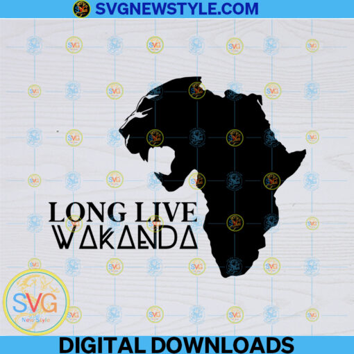 Long live Wakanda svg