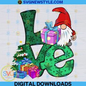 Love Grome Christmas Tree Png, Sublimation File, Sublimation PNG
