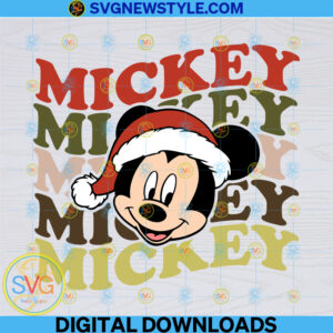 Mickey Christmas Svg