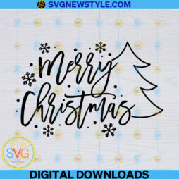 Merry Christmas Svg Cut File