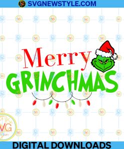 Merry Grinchmas Svg File
