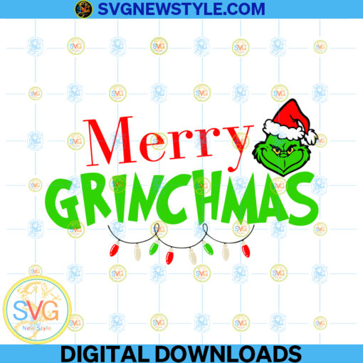 Merry Grinchmas Svg File