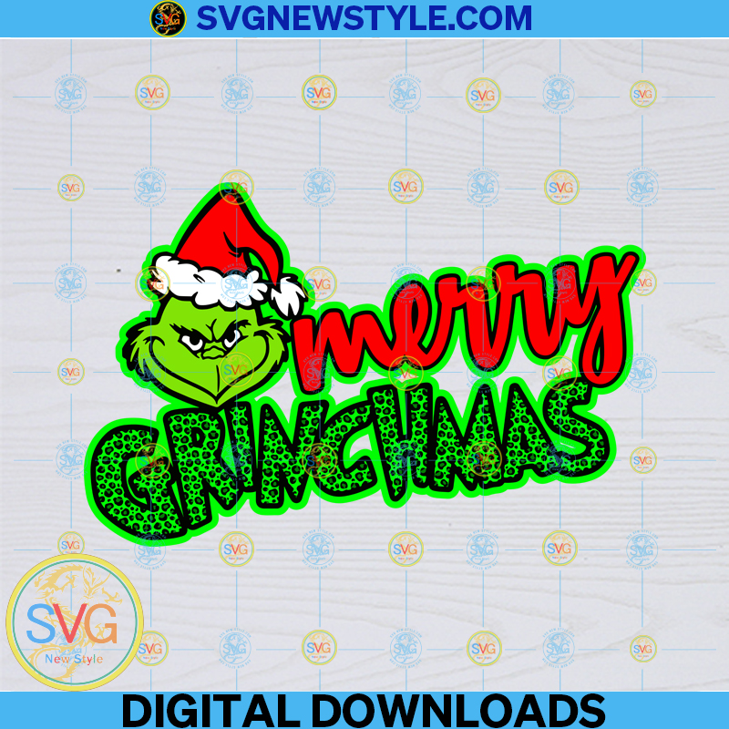 Merry Grinchmas Christmas Svg, How the Grinch Stole Christmas Svg