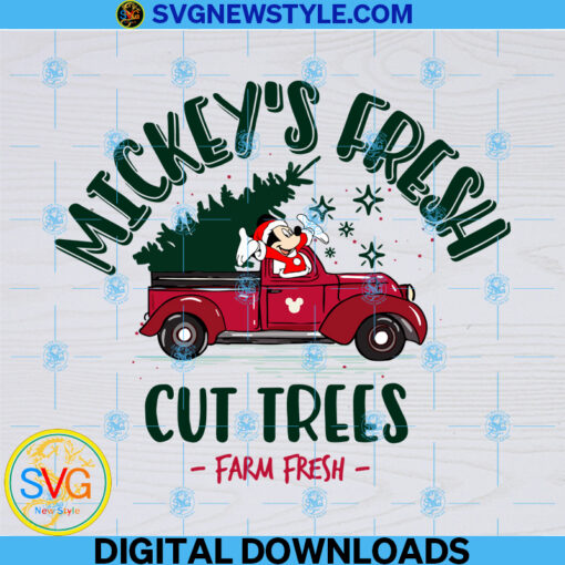 Mickey Fresh Cut Christmas Trees Png