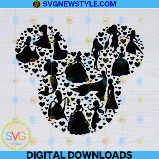 Mouse Princess Svg