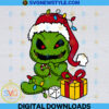 Oogie Santa Hat Dice Gift Box Svg