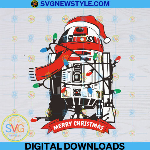 R2D2 Merry Christmas Png