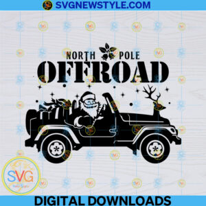 Santa Off Road Svg