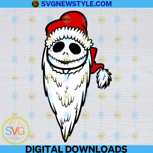 Santa Skellington Svg