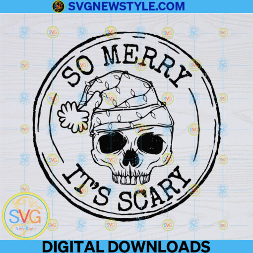 Christmas Skeleton Svg File