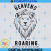 The Heavens Are Roaring Christian Svg