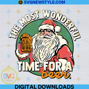 The Most wonderful time for a Beer Svg