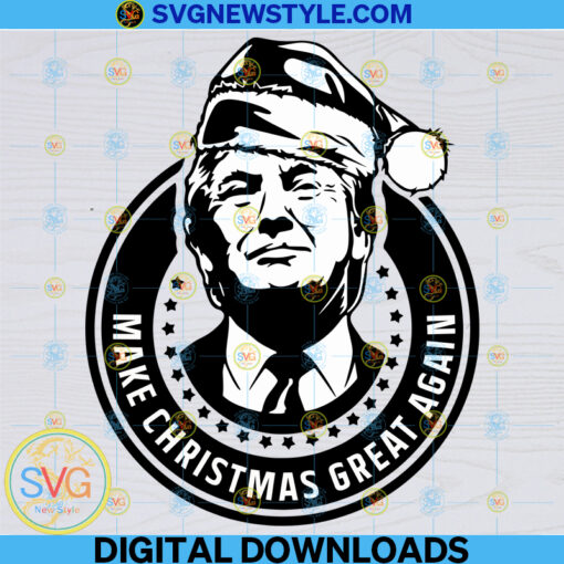 Trump Christmas Make America Great Again Svg