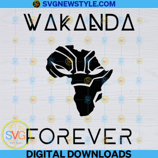 Wakanda Forever Svg Cricut File