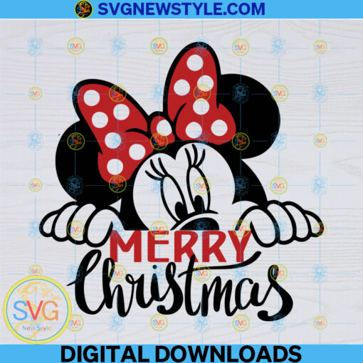 Minnie Christmas svg