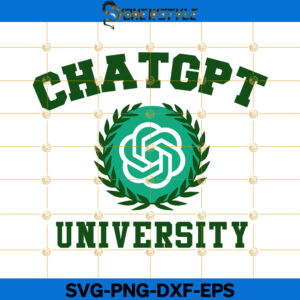 Chat GPT University Svg