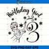 Elsa Birthday Girl 3rd Svg