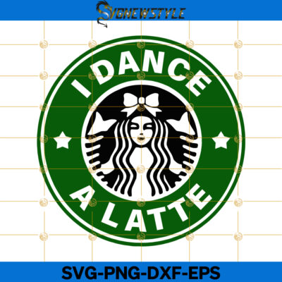 I dance a latte svg