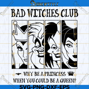 Bad Witches Club Svg