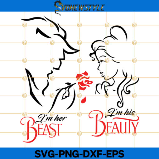 Beauty And The Beast Svg