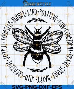 Bee Something Svg, Be Kind Svg, Png, Dxf, Eps, Cricut File Silhouette Art