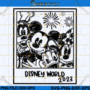 Disney World 2023 Svg