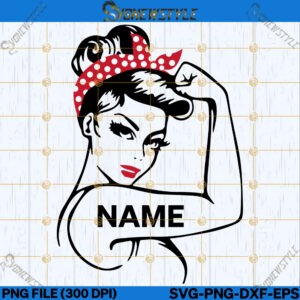 Rosie the Riveter Svg