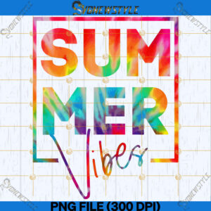 Summer Vibes Tie Png File