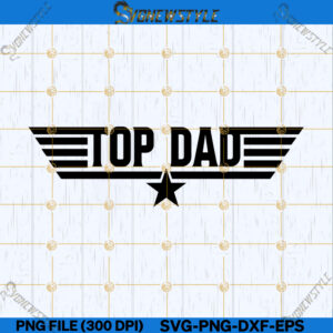 Top Dad Svg File