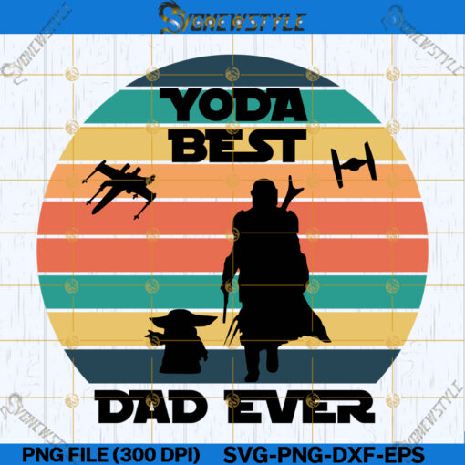 Yoda Best Dad Svg Png