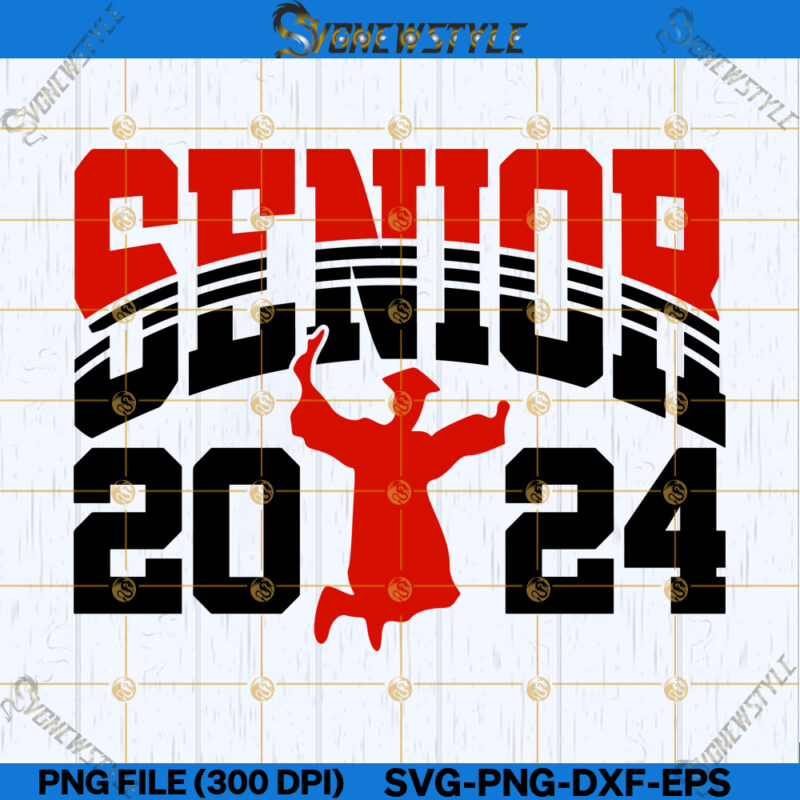 Air Senior 2024 Svg Png, Graduation Svg, Png, Dxf, Eps, Cricut File ...