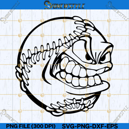 Baseball Cartoon Svg