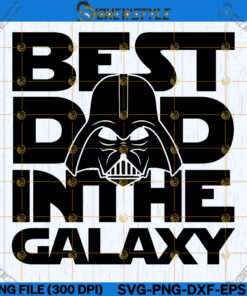 Best dad in The Galaxy Svg Png