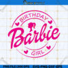 Birthday Barbi Girl Svg Png