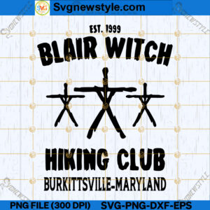 Blair Witch Hiking Club SVG
