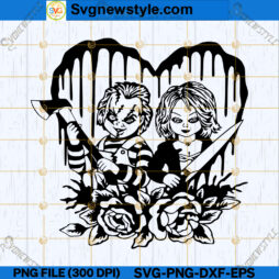 Chucky and Tiffany SVG PNG