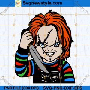 Chucky Doll SVG PNG