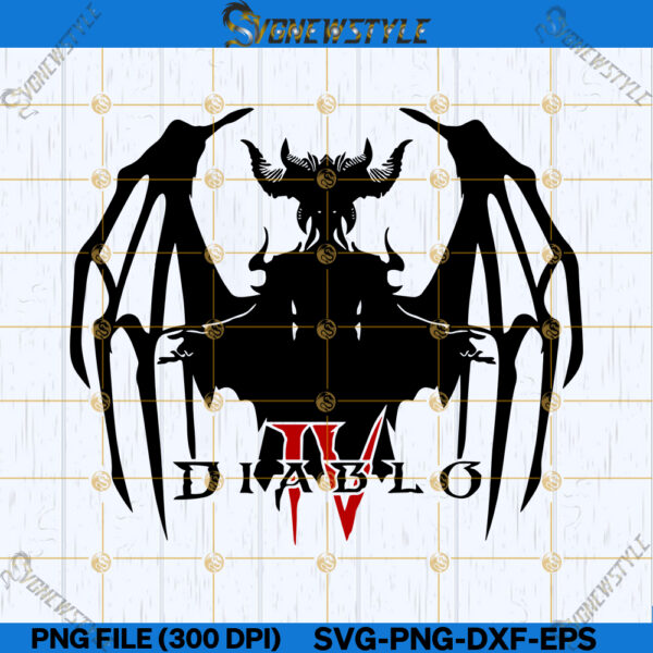 Diablo 4 Svg, Diablo 4 Inspired Svg, Png, Dxf, Eps, Files For Cricut