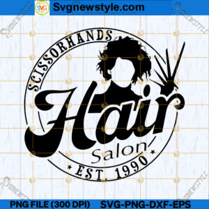 Edward Scissorhands SVG