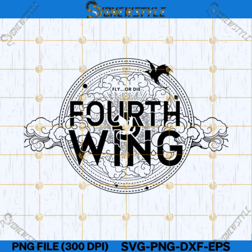 Fourth Wing Dragon Rider Svg Png