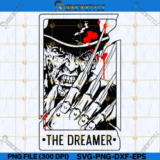 Freddy Krueger Tarot Card Svg Png