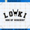 LOKI God of Mischief SVG