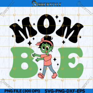 Mombie Halloween svg Png