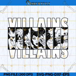 Halloween Villains Svg Png